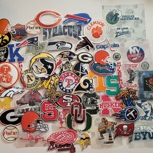Wholesale Lot Football Baseball Basketball Sport Logo Sew Iron on Patch Random